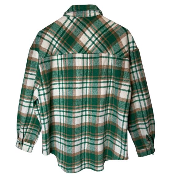 Plaid Shacket Shirt Jacket - Picture 4 of 5